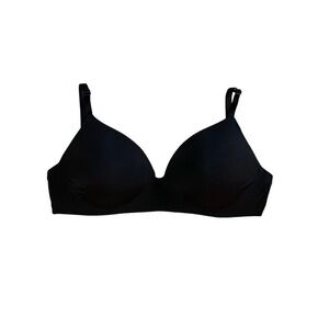 NWOT Victoria's Secret Body by Victoria Wireless Black Bra, Size 34DD